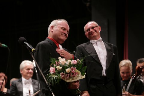 Die Dirigenten Jerry Gates & Bohdan Jarmolowicz - Copyright Slawomir Zabicki